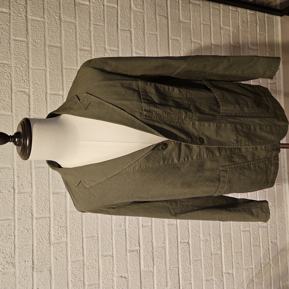 Wallace & Barnes slim-fit chore blazer in Italian rip-stop cotton